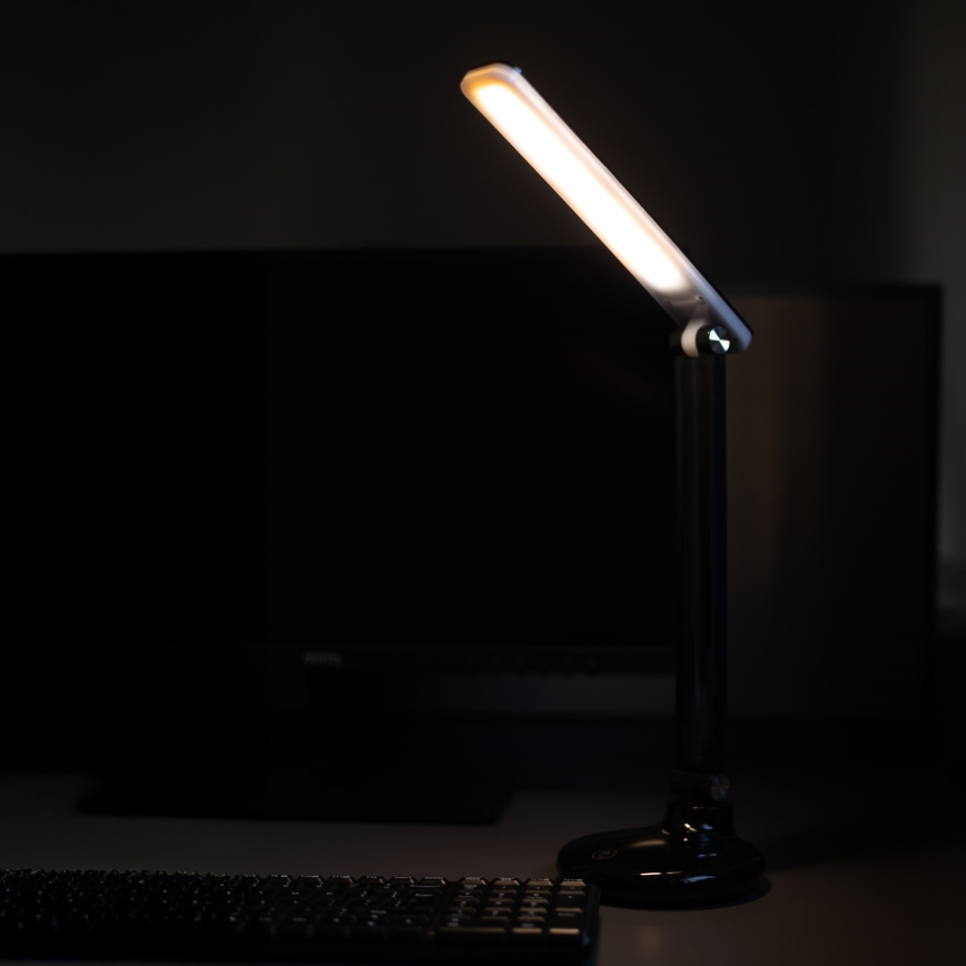 Zuma Line - LED Nabíjecí stolní lampa LED/6W/1200 mAh 3000/4500/6000K černá