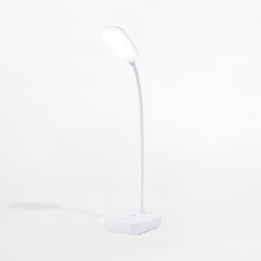 Zuma Line - LED Nabíjecí stolní lampa LED/7W/1200 mAh 3000/4500/6000K CRI 90 bílá