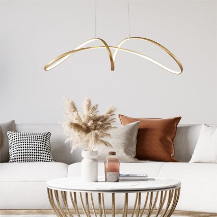 Zuma Line - LED Lustr na lanku LED/50W/230V 3000/4000/6000K zlatá