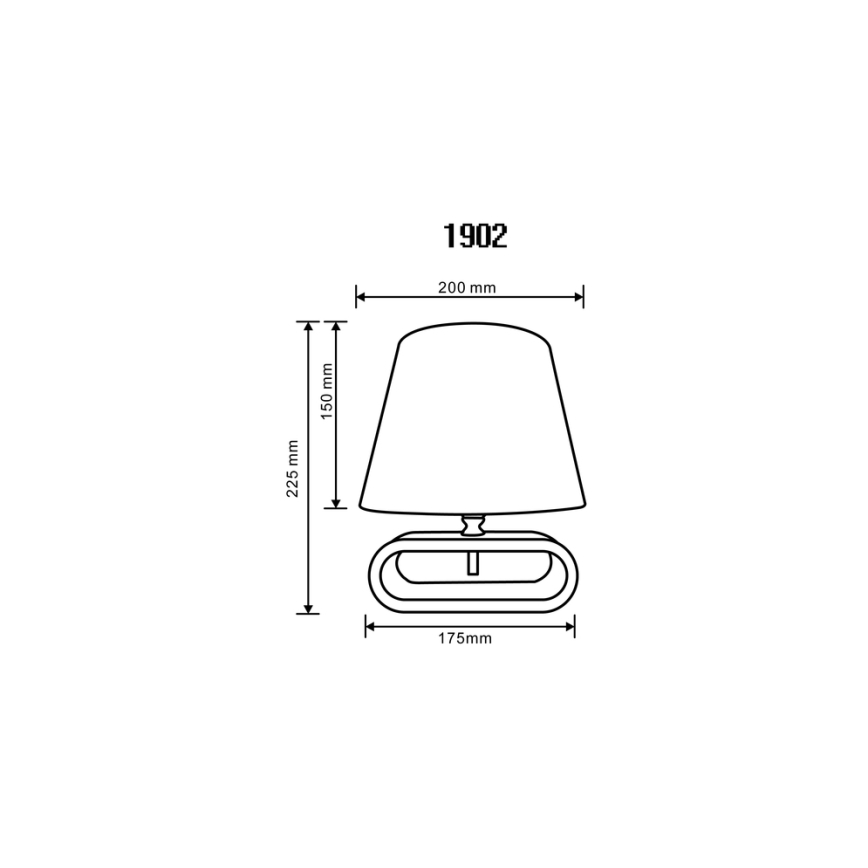 Zuma Line - Stolní lampa 1xE14/40W/230V bambus/bílá
