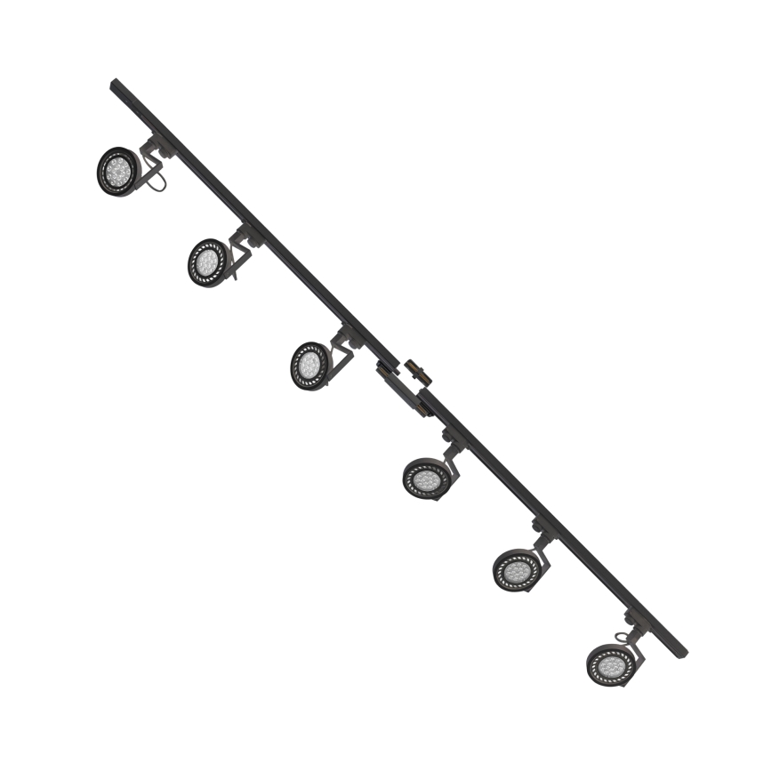 Zuma Line - Bodové svítidlo v lištovém systému 6xGU10/10W/230V černá