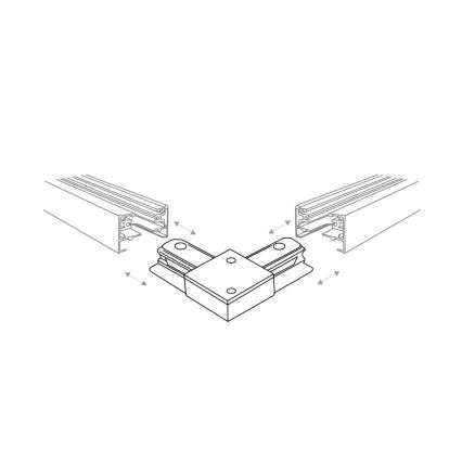 Zuma Line - Bodové svítidlo do lištového systému 6xGU10/10W/230V bílá + lištové příslušenství