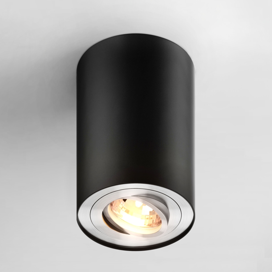 Zuma Line - LED RGBW Stmívatelné bodové svítidlo 1xGU10/4,8W/230V černá + dálkové ovládání