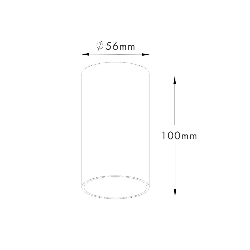 Zuma Line - Bodové svítidlo 1xGU10/50W/230V černá