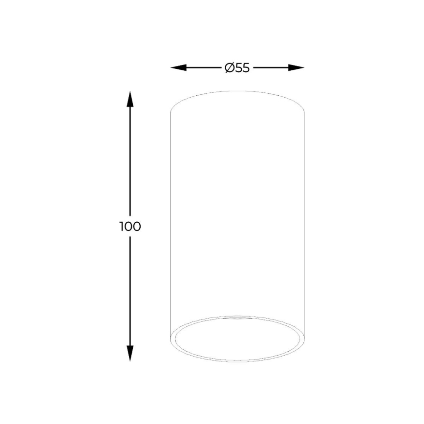 Zuma Line - LED RGBW Stmívatelné bodové svítidlo 1xGU10/4,8W/230V černá + dálkové ovládání