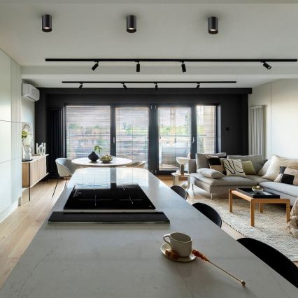 Zuma Line - LED RGBW Stmívatelné bodové svítidlo 1xGU10/6W/230V černá + dálkové ovládání