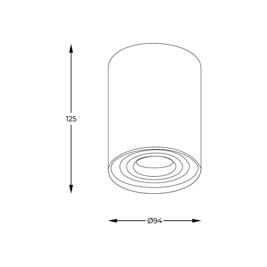 Zuma Line - LED RGBW Stmívatelné bodové svítidlo 1xGU10/6W/230V zlatá + dálkové ovládání