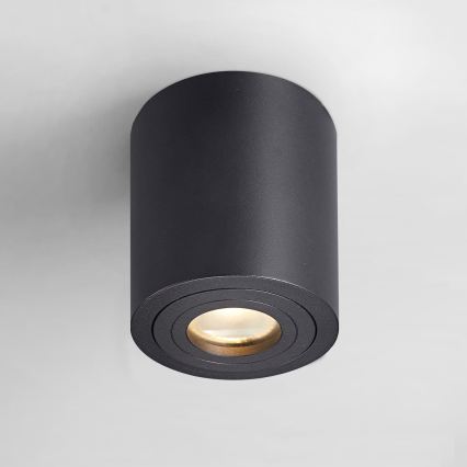 Zuma Line - LED RGBW Stmívatelné koupelnové bodové svítidlo 1xGU10/4,8W/230V IP44 černá + dálkové ovládání