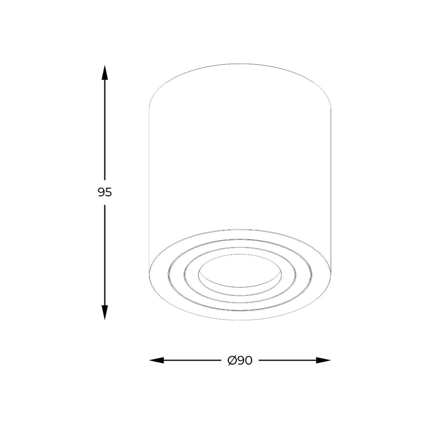 Zuma Line - LED RGBW Stmívatelné koupelnové bodové svítidlo 1xGU10/6W/230V IP44 černá + dálkové ovládání