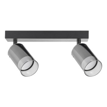 Zuma Line - Bodové svítidlo 2xGU10/50W/230V černá/šedá