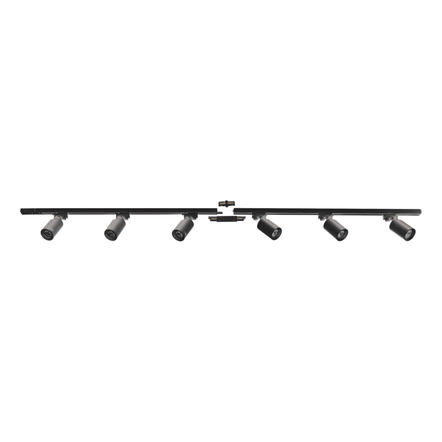 Zuma Line - Bodové svítidlo v lištovém systému 6xGU10/35W/230V černá