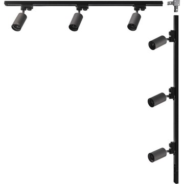 Zuma Line - Bodové svítidlo v lištovém systému 6xGU10/35W/230V černá