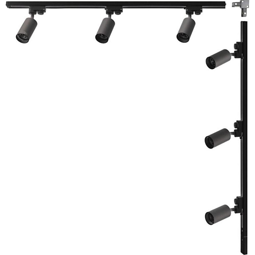 Zuma Line - Bodové svítidlo v lištovém systému 6xGU10/35W/230V černá