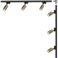 Zuma Line - Bodové svítidlo v lištovém systému 6xGU10/35W/230V černá/zlatá