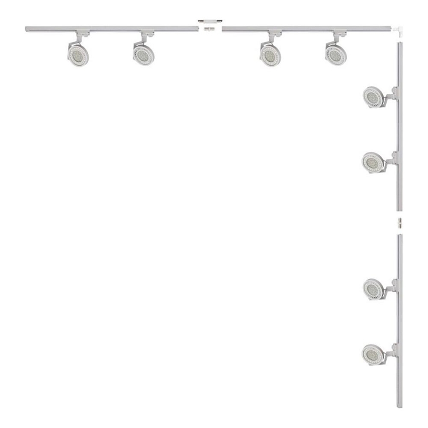 Zuma Line - Bodové svítidlo v lištovém systému 8xGU10/15W/230V bílá