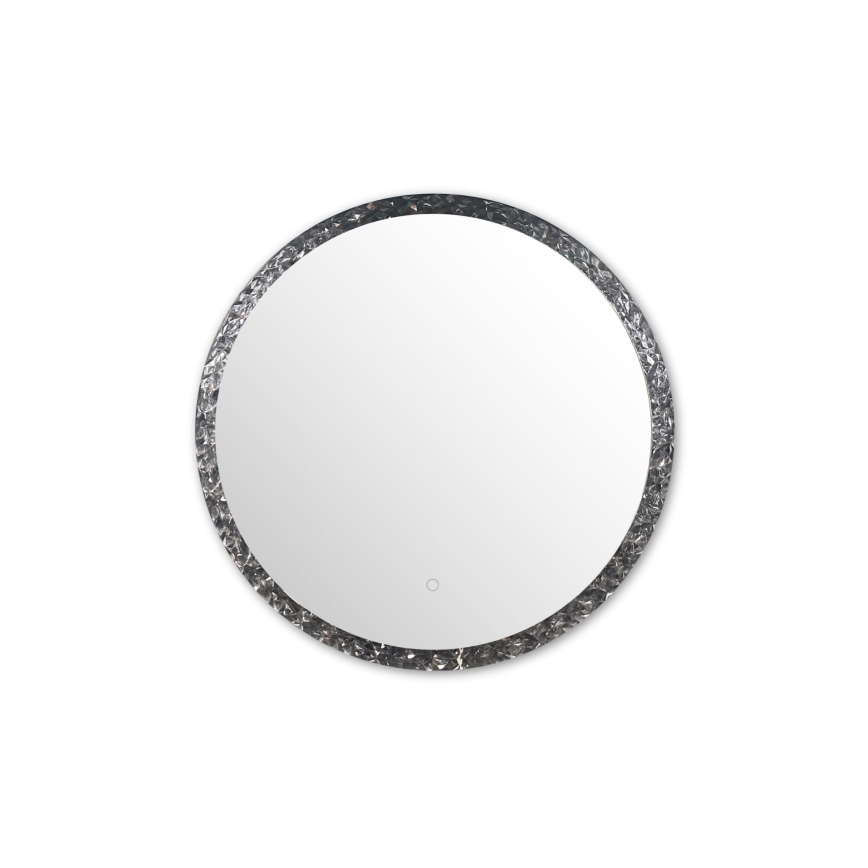 Zuma Line - LED Koupelnové nástěnné zrcadlo s podsvícením LED/24W/230V 3000/4000/6000K pr. 60 cm IP44 lesklý chrom