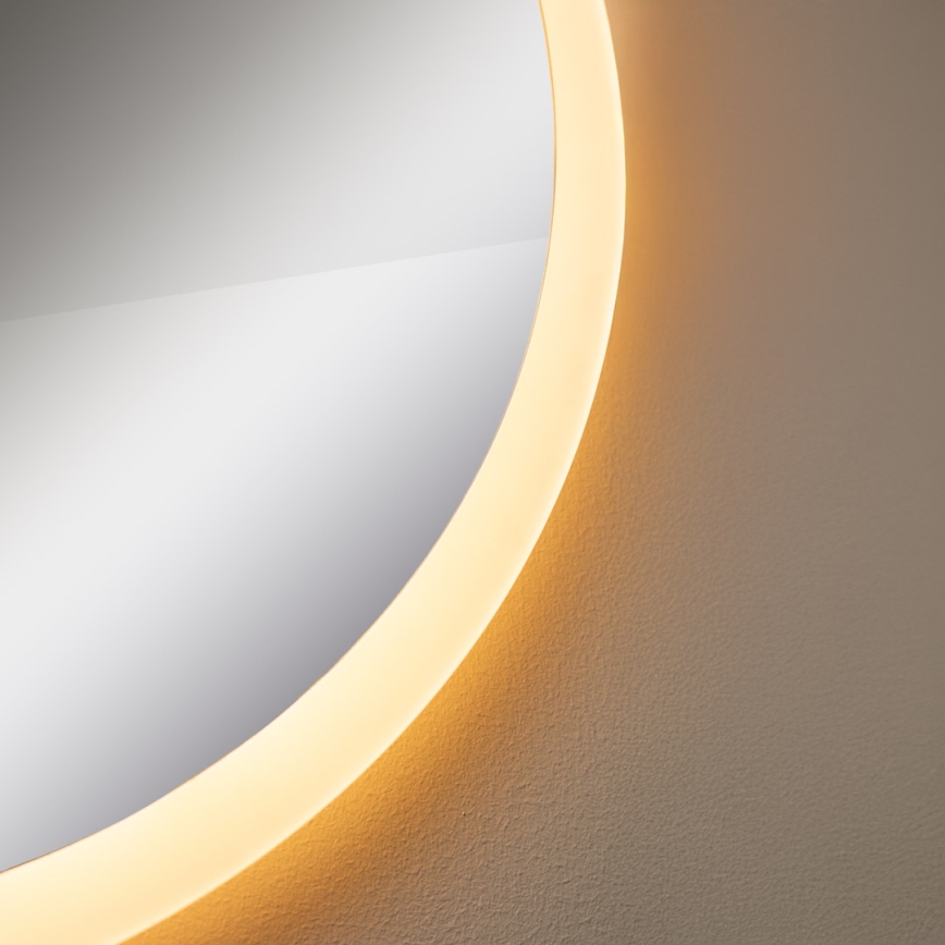 Zuma Line - LED Koupelnové nástěnné zrcadlo s podsvícením LED/24W/230V 3000/4000/6000K pr. 60 cm IP44 bílá