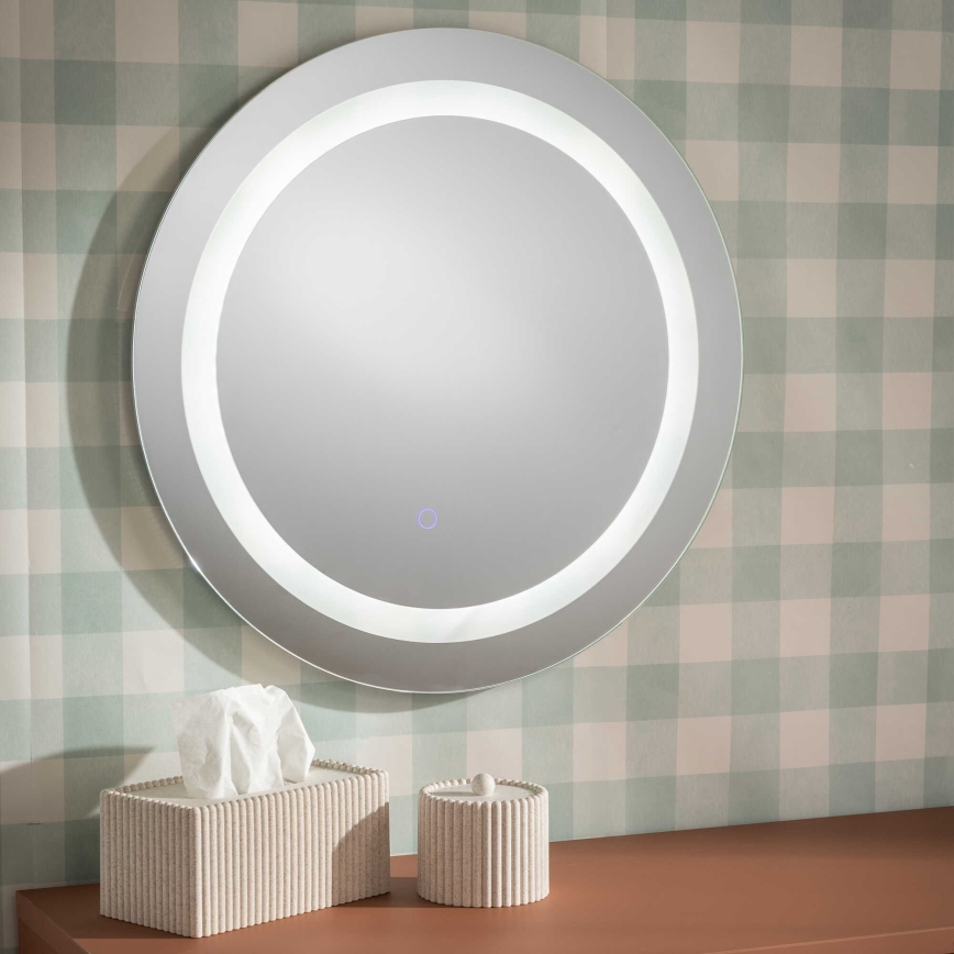 Zuma Line - LED Koupelnové nástěnné zrcadlo s podsvícením LED/36W/230V 3000/4000/6000K pr. 60 cm IP44