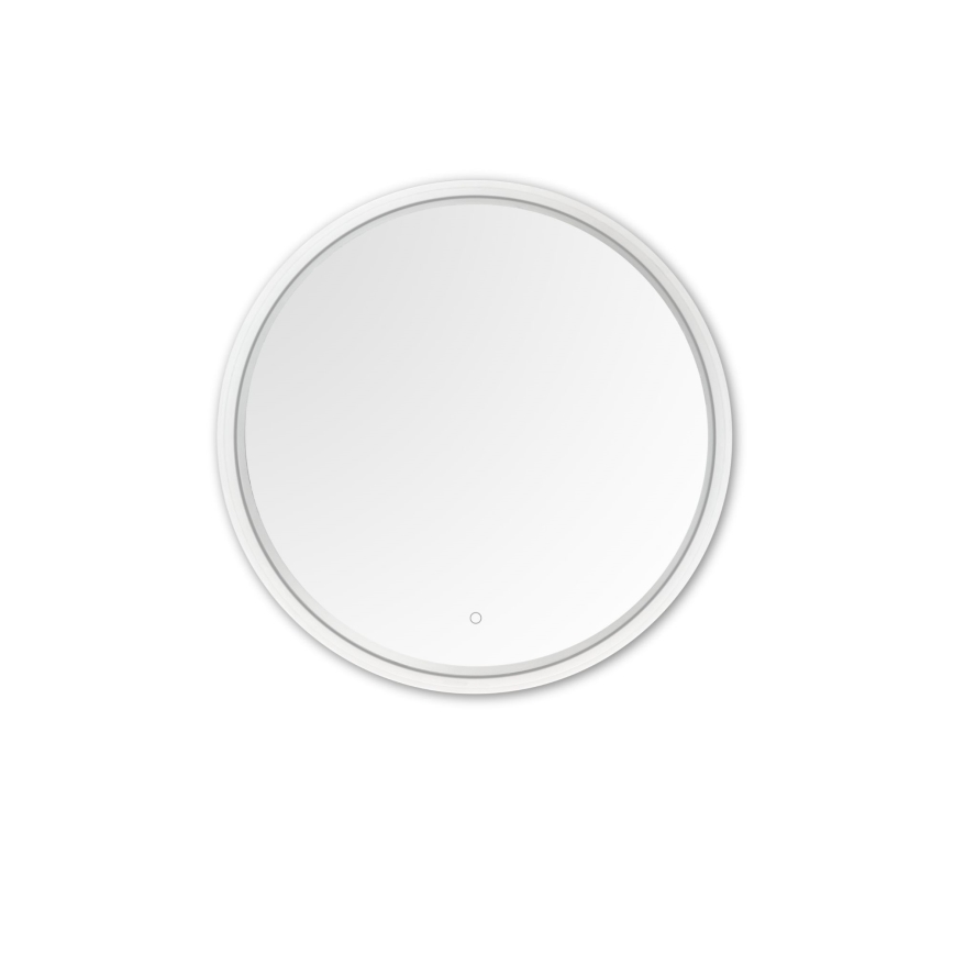 Zuma Line - LED Koupelnové nástěnné zrcadlo s podsvícením LED/24W/230V 3000/4000/6000K pr. 60 cm IP44 bílá/zlatá