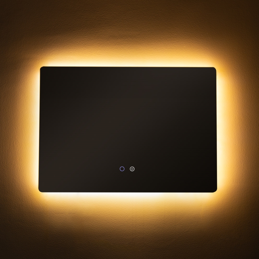 Zuma Line - LED Koupelnové vyhřívané nástěnné zrcadlo s podsvícením LED/24W/230V 3000/4000/6000K 70x50 cm IP44