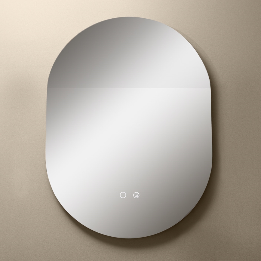 Zuma Line - LED Koupelnové vyhřívané nástěnné zrcadlo s podsvícením LED/24W/230V 3000/4000/6000K 70x50 cm IP44