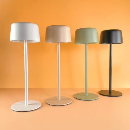Zuma Line - LED Stmívatelná nabíjecí stolní lampa LED/2W/1200 mAh IP44 černá