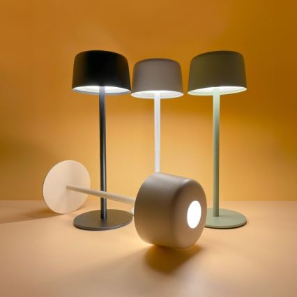 Zuma Line - LED Stmívatelná nabíjecí stolní lampa LED/2W/1200 mAh IP44 černá