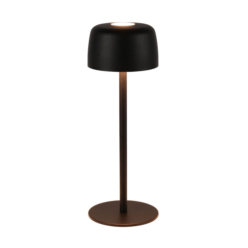 Zuma Line - LED Stmívatelná nabíjecí stolní lampa LED/2W/1200 mAh IP44 černá