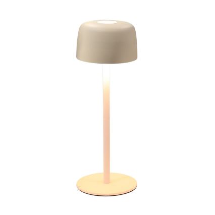 Zuma Line - LED Stmívatelná nabíjecí stolní lampa LED/2W/1200 mAh IP44 krémová