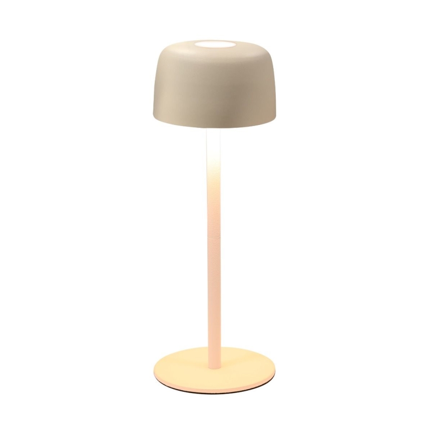 Zuma Line - LED Stmívatelná nabíjecí stolní lampa LED/2W/1200 mAh IP44 krémová