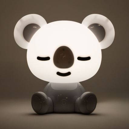 Zuma Line - LED Stmívatelná dětská dotyková stolní lampa LED/3W/230V koala šedá