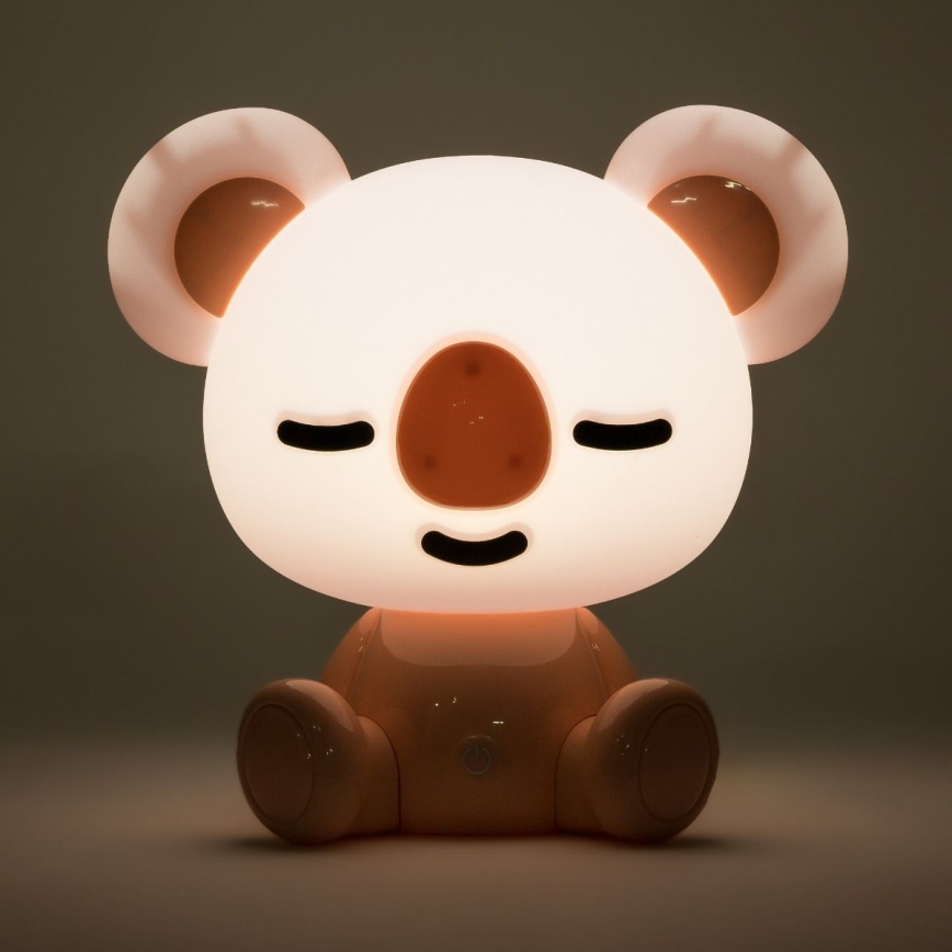 Zuma Line - LED Stmívatelná dětská dotyková stolní lampa LED/3W/230V koala růžová