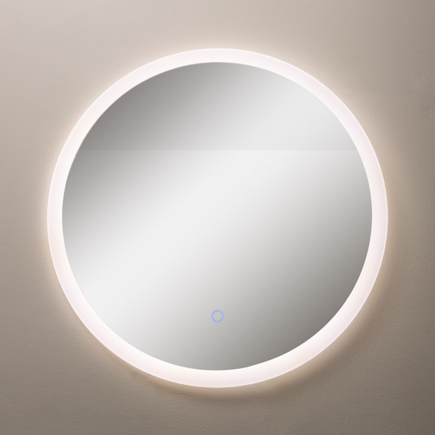 Zuma Line - LED Koupelnové nástěnné zrcadlo s podsvícením LED/24W/230V 3000/4000/6000K pr. 60 cm IP44 bílá