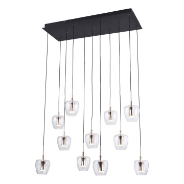 Zuma Line - LED Lustr na lanku 11xLED/3W/230V černá