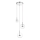 Zuma Line - LED Lustr na lanku 3xLED/5W/230V lesklý chrom