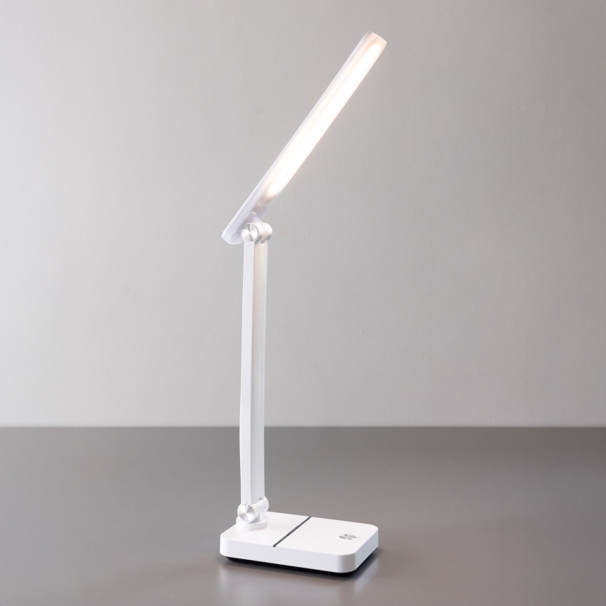 Zuma Line - LED Nabíjecí stolní lampa LED/8W/1200 mAh 3000/4500/6000K CRI 90 bílá