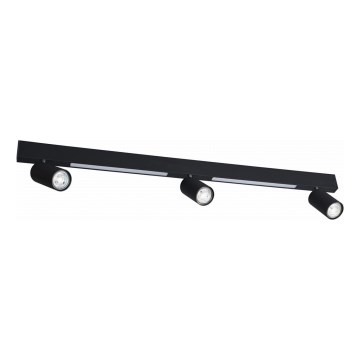Zuma Line - LED Nástěnné bodové svítidlo 3xGU10/5W/230V + 2xLED/8W černá