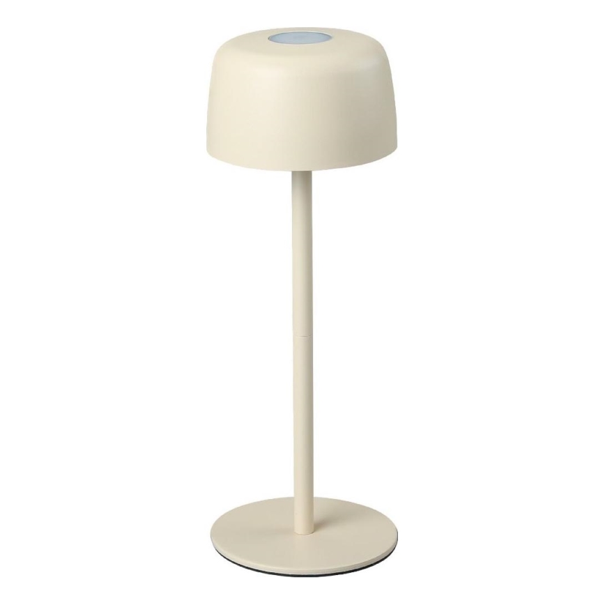 Zuma Line - LED Stmívatelná nabíjecí stolní lampa LED/2W/1200 mAh IP44 krémová