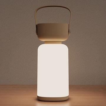 Zuma Line - LED Stmívatelná nabíjecí stolní lampa LED/3W/1200 mAh 3000/4000/6500K IP44 hnědá