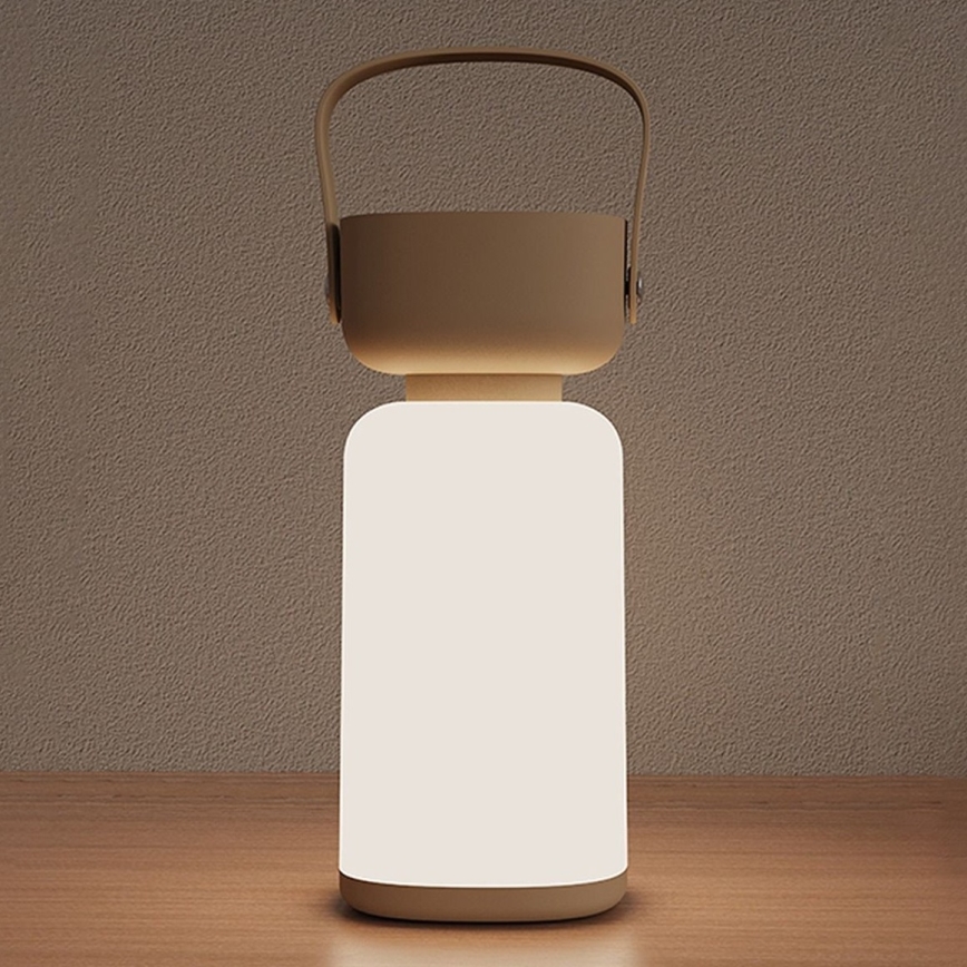 Zuma Line - LED Stmívatelná nabíjecí stolní lampa LED/3W/1200 mAh 3000/4000/6500K IP44 hnědá