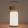 Zuma Line - LED Stmívatelná nabíjecí stolní lampa LED/3W/1200 mAh 3000/4000/6500K IP44 hnědá