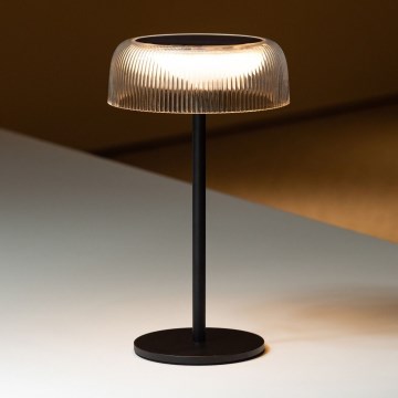 Zuma Line - LED Stmívatelná solární nabíjecí stolní lampa LED/2,5W/2000 mAh IP44 černá