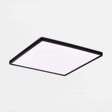 Zuma Line - LED Stmívatelné stropní svítidlo LED/38W/230V + LED/12W 3000/4000/5500K 40x40 cm černá