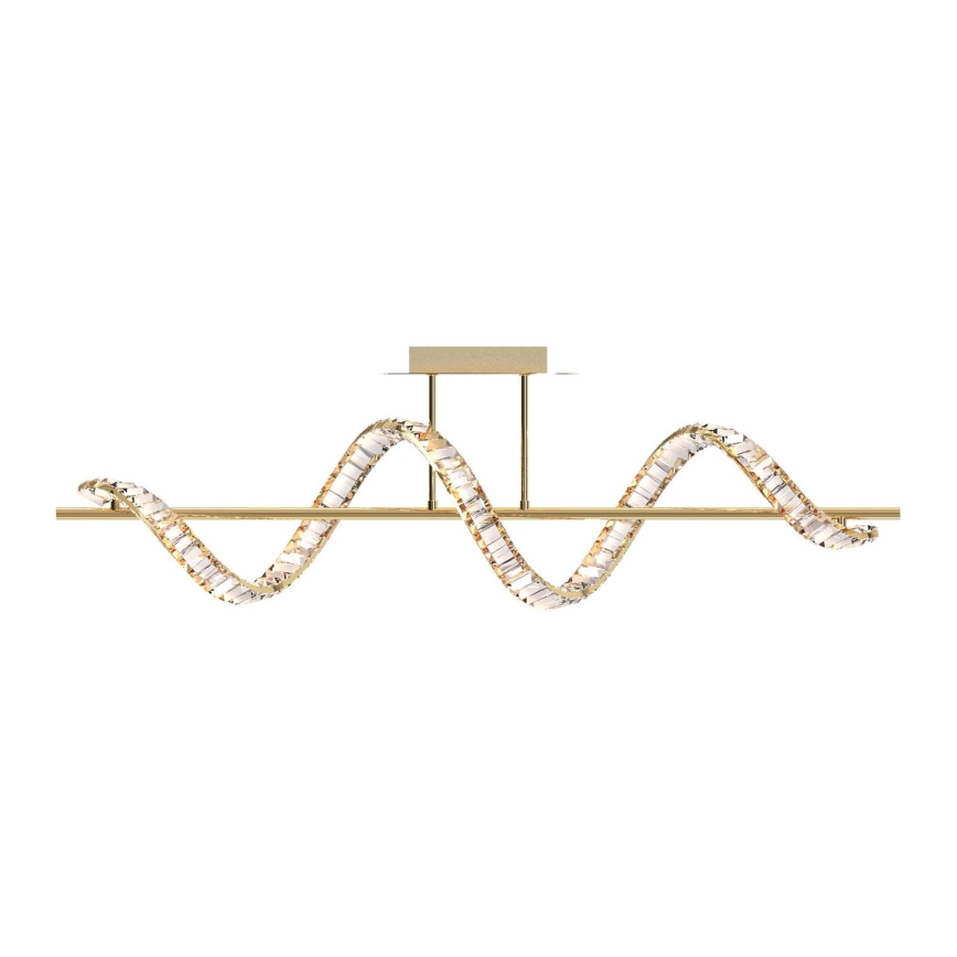 Zuma Line - LED Stmívatelný křišťálový lustr na tyči LED/24,5W/230V 2700-6000K + dálkové ovládání
