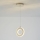 Zuma Line - LED Stmívatelný lustr na lanku LED/10W/230V zlatá