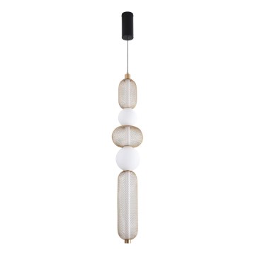 Zuma Line - LED Stmívatelný lustr na lanku LED/27W/230V 3000-5700K zlatá + dálkové ovládání