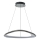 Zuma Line - LED Stmívatelný lustr na lanku LED/34W/230V 3000K černý lesklý chrom