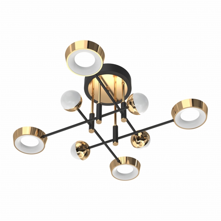 Zuma Line - LED Stmívatelný přisazený lustr LED/60W/230V zlatá/černá