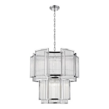 Zuma Line - Lustr na řetězu 8xE14/60W/230V lesklý chrom