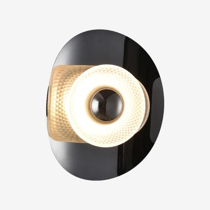 Zuma Line - LED Nástěnné svítidlo LED/8W/230V černá/kouřová černá
